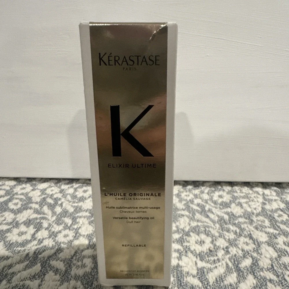 Kerastase Elixir Ultime L'Huile Originale Hair Oil Refillable 2.53 oz New in Box